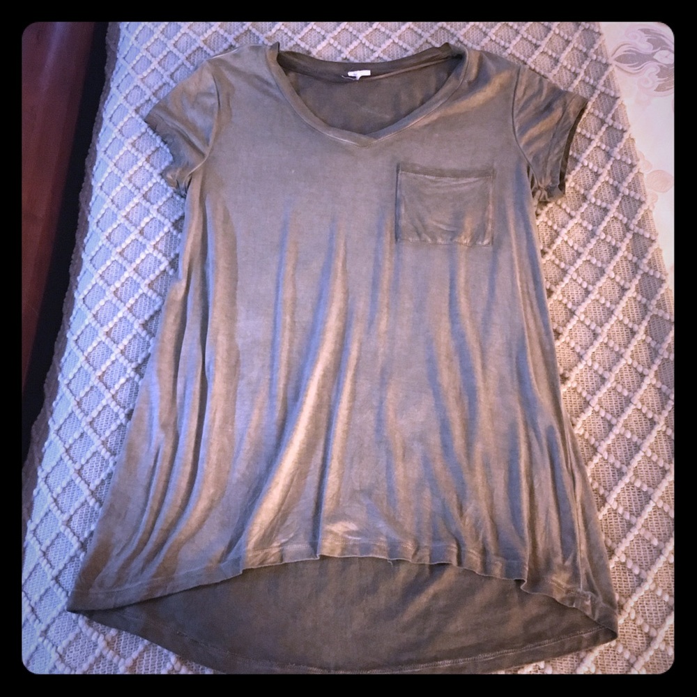 Marshall’s Olive Green Flowy Tee✨